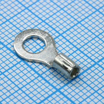 RNBL-1.25-4 - клемма типа О неизолированная d4.3mm провод 0,5-1,5мм2