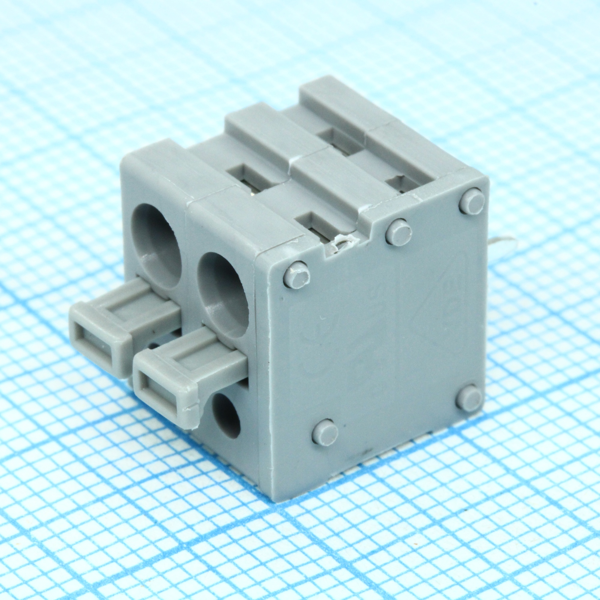 DG211V-5.0-02P-11-00A(H) - Нажимной безвинтовой клеммный блок 3 контакта. Зажим типа торцевой контакт. Серия DG211V-5.0