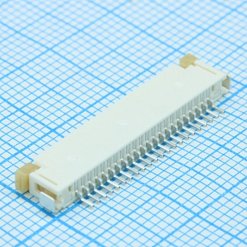 522072260 - Соединитель FPC 22 контакта шаг 1мм угловой SMD лента на катушке