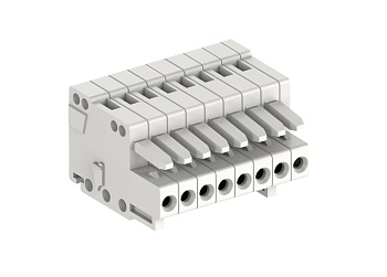 Розеточный разъем на кабель 425109 - Розеточный разъем, прямой, на кабель, шаг: 2.5 мм, 9 полюсов, фиксация провода пружинная, исполнение: стандартное, 160V, 4A, цвет: серый