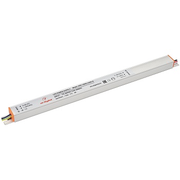 Блок питания ARV-12036-LONG-D (12V, 3A, 36W) 026419(1) - Источник напряжения с гальванической развязкой для светодиодных изделий. Входное напряжение 200-240 VAC. Выходные параметры: 12 В, 3 А, 36 Вт. Встроенный PFC >0,5. Негерметичный алюминиевый корпус I