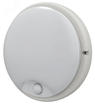 Светильник светодиодный ДПО 4200Д 12Вт IP54 6500К круг бел. ИК ДД LDPO0-4200D-12-6500-K01