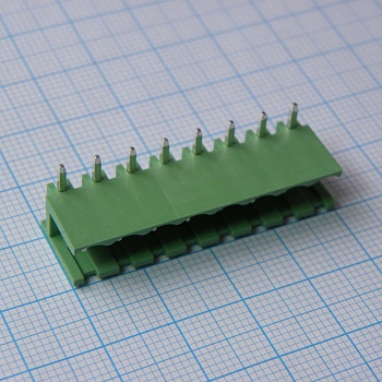 2EDGR-5.0-08P-14-00A(H) - Разъемный клеммный блок на плату, 8 контактов. Серия 2EDGR-5.0