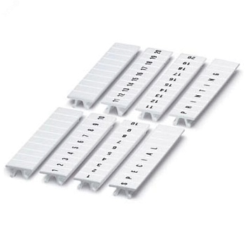 Маркировка для клемм, ширина 5 мм, знак заземления в круге, вертикальная ориентация, 1шт.= полоса из 10 маркеров NUPUTUK-5-PEV