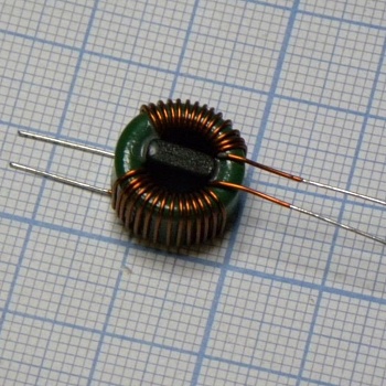 SAO-4.0-68 - Дроссель 4A/68uH для импульсных источников питания. Открытого типа 24x11mm.