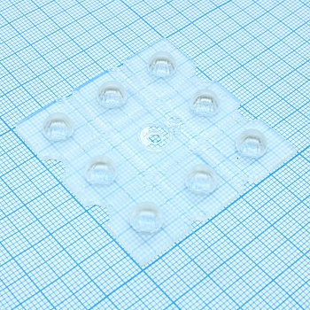 C15184_STRADELLA-8-HB-M - Групповая квадратная линза 60°, 50х50мм для 8 LED размером до 5050