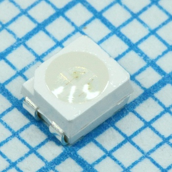 FYLS-3528PG2C - Светодиод SMD,3528, зеленый, прозрачный, 525нм, 3000мКд, 120°