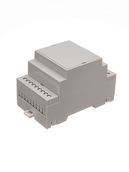 D3M-RU - Корпус на 3 модуля для установки на DIN-рейку, размеры: 90,2х57,5х53,5 мм, мат.: ABS-UL-94V0, цвет: светло-серый RAL7035. Под клеммные блоки шаг 5.08мм. Аналог корпуса Gainta D3MG