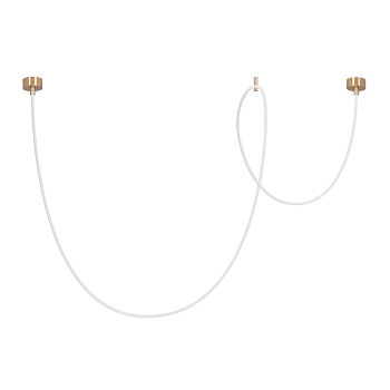 Светильник SP-TROPIC-SURFACE-R18-L5000-58W Day4000 (GD, 360 deg, 230V) 043398 - Подвесной светильник. Мощность 58 Вт, св. поток 3900 лм, 67 лм/Вт, дневной 4000 K, CRI>90, угол 360°, напряжение питания 230 В. Золотой круглый корпус из стали, силиконовая ге