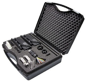 Демонстранционный набор podis 5G16 EVC - Демонстрационный набор podis в кейсе, в комплекте: образцы плоского кабеля 5G16 и 5G25, модули подвода и съема питания, разъемы,хомуты, зажимы