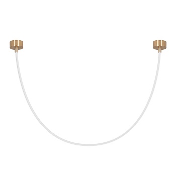 Светильник SP-TROPIC-SURFACE-R18-L2500-36W Day4000 (GD, 360 deg, 230V) 043396 - Подвесной светильник. Мощность 36 Вт, св. поток 2300 лм, 63 лм/Вт, дневной 4000 K, CRI>90, угол 360°, напряжение питания 230 В. Золотой круглый корпус из стали, силиконовая ге