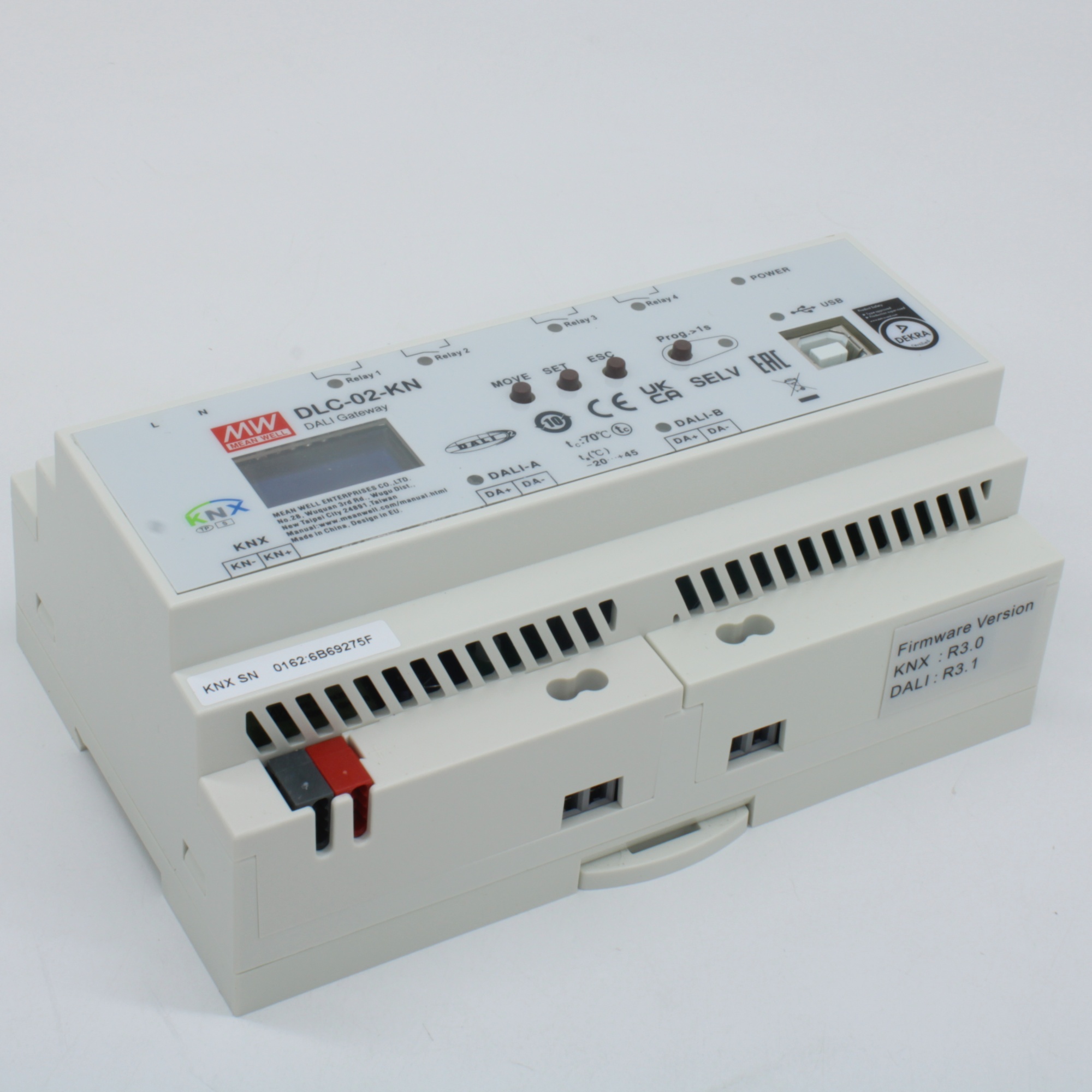 DLC-02-KN - Шлюз KNX-DALI/DALI-2, 2 канала DALI