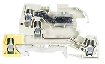 Клемма этажн. WKI 4 NT-D-SL - Мультифунциональная клемма, тип фиксации провода: винтовой, номинальное сечение: 4 мм кв., 26A, 400V, ширина: 6 мм, цвет: серый, тип монтажа: DIN 35