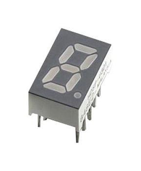 HDSP-301E - S4 Индикатор PCB,10мм тонкий шрифт,высокоэффективный красный, общий анод