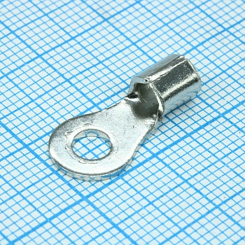 RNBL-5.5-4 (KTL-003-23) - клемма типа О неизолированная d4.3mm провод 4-6мм2