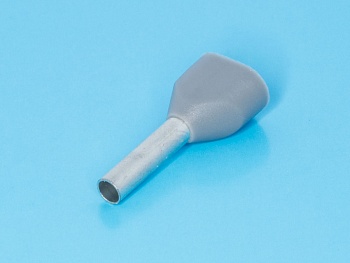 TIC2-0.75-8 - Наконечник 8мм для обжима двух многожильных кабелей 0,75мм, изолированный, кратно 100шт.