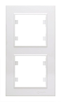 Рамка 2-м Karea вертик. бел. 56001707