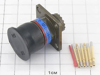 Розетка СНЦ144К-6/11РО11-DWП "5"