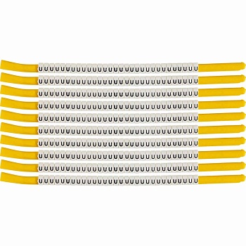 brd133330 - SCN-18-U клипсы белые, 300шт/упак, для провода 4,6-5,9мм диаметра, легенда U