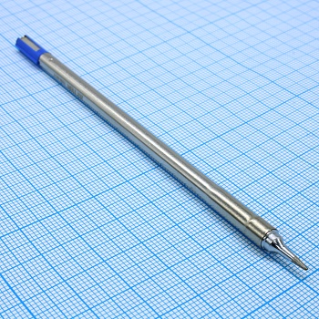 T990-BC1 - Жало для паяльной станции ST909 удлинненый конус 1.0мм скошенный по 45°