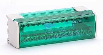 Кросс-модуль ШН-103 на DIN-рейку 2х15 групп 125А 32016DEK