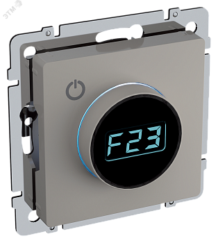 Термостат электронный с индикацией BRITE СП IP20 ТС10-1-БрКр беж. BR-RT11-K10