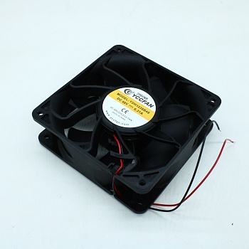 YDH1238B48 - Вентилятор 48В 120х120x38 B 4000 об/мин, 262.7м3/час, 54.1дБ, подшипник качения, тип вывода - провод