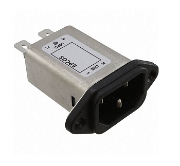 B84771A0006A - Фильтр IEC 6A, 250B, X2=0.1uF, Y2=2x2200pF, Lr=2x0.84mH, Ileak=0.173mA