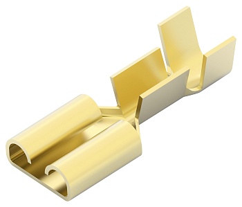 1-160304-0 - Наконечник кабельный ножевой (гнездо) обжимной