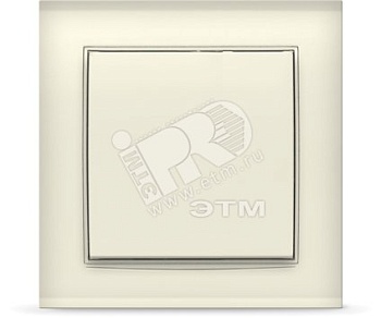 Выключатель Бриллиант одноклавишный слоновая кость 7948585