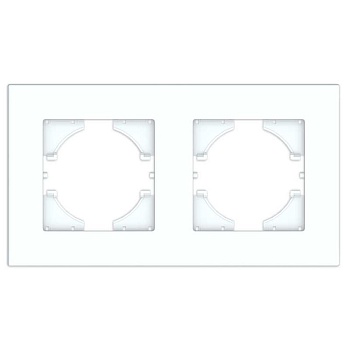 Рамка 2-местн City бел. С1112-001