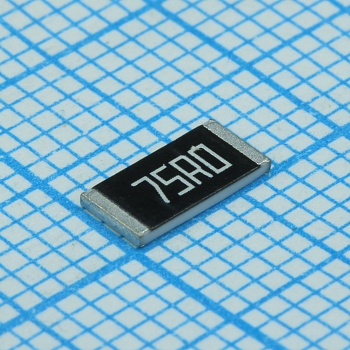 RC2512FK-0775RL - ЧИП-резистор 75Ом ±1% 1Вт типоразмер 2512