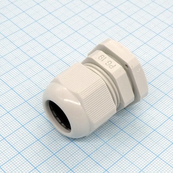 Кабельный ввод PG-19 серый - Кабель ввод, крепление на панель