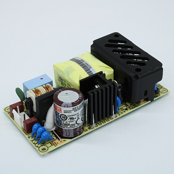 RPT-60B - AC-DC, med, 50Вт, вход 90…264В AC, 47…63 Гц /127…370В DC, вых1: 5В/0.5…4.4A, вых2: 12В/0.1…2.2A, вых3: -12В/0.1…0.55A, изоляция 4000V AC, 2xMOPP, открытая плата 101.6х50.8х29мм, -20…+65°С