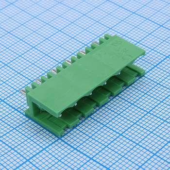 2EGTV-5.08-06P-14-00 - Разъемный клеммный блок на плату, 6 контактов. Серия 2EGTV-5.08
