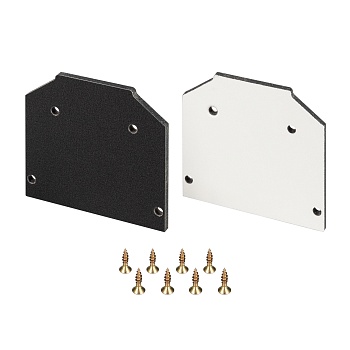 Заглушка MAG-STRETCH-CAP-25 036886 - Боковая заглушка для профиля-держателя MAG-STRETCH-25. Материал Алюкобонд, цвет черно-белый. В комплекте 2 штуки, 8 шурупов. Цена за комплект.