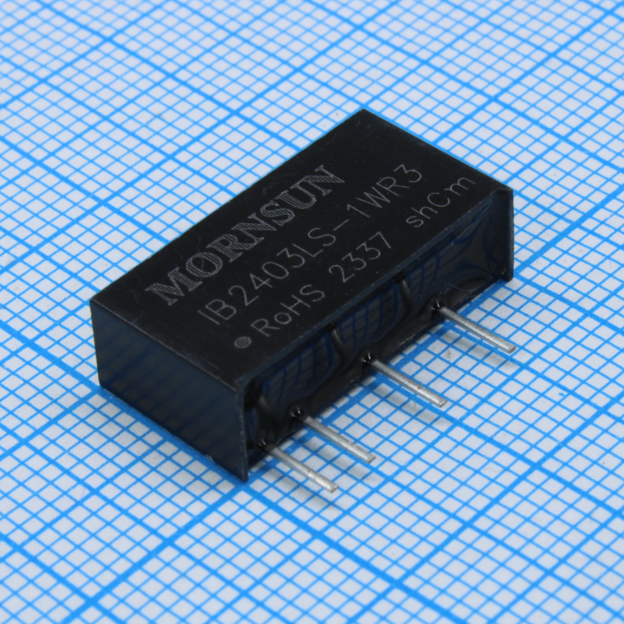 IB2403LS-1WR3 - Преобразователь DC/DC на печатную плату 1 Вт вход 22.8...25.2 В, выход 3.3 В/0.25 А