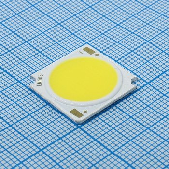 HL-LM003H384W-20B10C12(Ra4) (6500K) - 32-43W COB/ 6500K/ 36v/ 4010Lm @ 1000mA (111Lm/W)/ Ifmax=1200mA/ CRI=90/ 19x19x1,6mm/ 120°