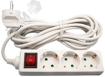 Удлинитель Navigator 71 514 NPE-S1-03-500-ESC-3x0.75 кит 10А ПВС 3х0.75 20394