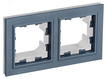 BRITE Рамка 2-мест. IP44 РУ-2-БрМ-44 мар. BR-M22-44-K35