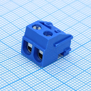 GT332K-5.0-02P-12-00 - Винтовой клеммный блок 2 контакта шаг 5.0мм