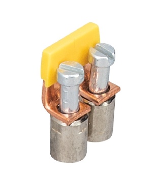 Соед. мостик IVB WK 2.5-2 - Соединительная перемычка, винтовая, изолированная, 2 полюса, для клемм: WK 2,5/U