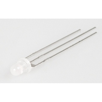 L-115VEGW - Светодиод 3мм/красный/625нм/10-50мкд/ - зеленый/568нм/10-30мкд/белый матовый/60°