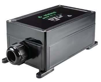 Адаптер gesisNRG10mm2 A SI A - Распределительная коробка на плоский кабель 5G6, серия gesis NRG, пластик, цвет: черный