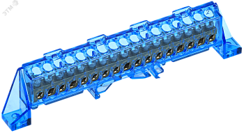 TEKFOR Шина N ноль в комбинированном DIN-изоляторе Стойка 6х9-17-С IEK TF-NN10-17-DP-K07