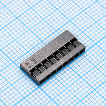 I-DS1071-01-SCB01X8 - Разъем розетка на кабель 1x8 контактов, шаг 2.54мм, 250В 3А. Требуются контакты T-DS1071-SC600