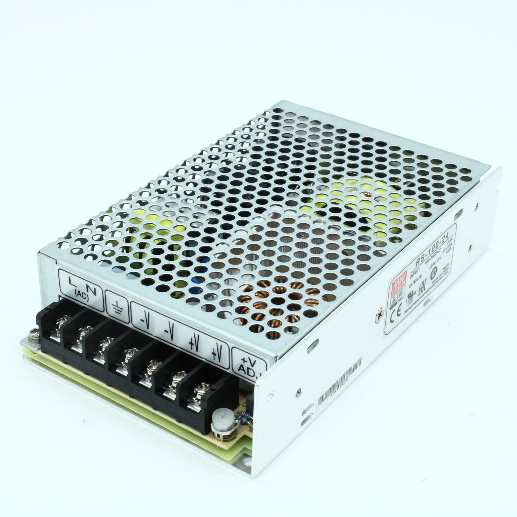 RS-100-24 - Преобразователь AC/DC в кожухе