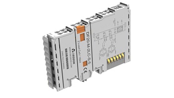 Модуль мостовой DF20-M-2LC-S-5 - Модуль мостовой, 2 канала, разрешение 8 бит, диапазон входных напряжений 0 - 10mV, тип монтажа: DIN35