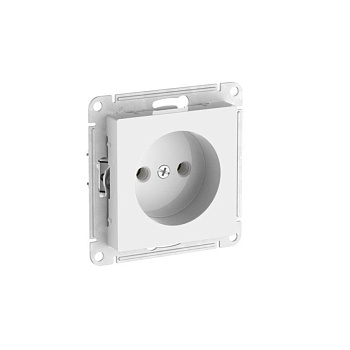 Розетка AtlasDesign 16А без заземл. без шторок быстрозажим. клем. механизм бел. SE ATN000141S