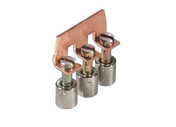 Соед. мостик VB WKI 16-3 - Соединительная перемычка, винтовая, не изолированная, 3 полюса, для клемм: WKI 16/U,